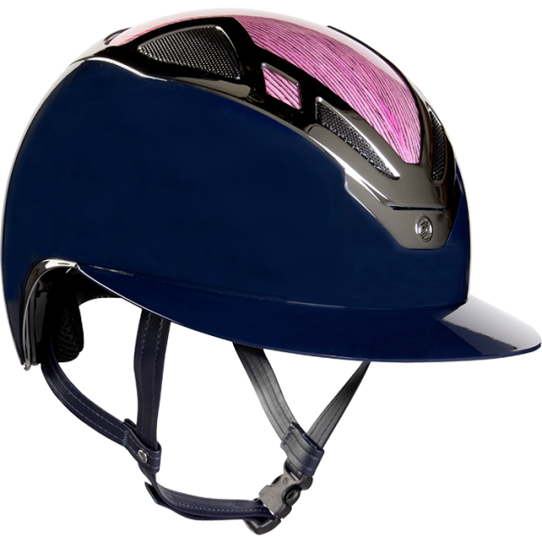 Wood blue navy lady glossy pink