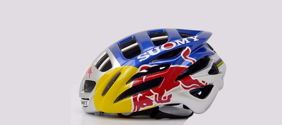 red bull bike helmet